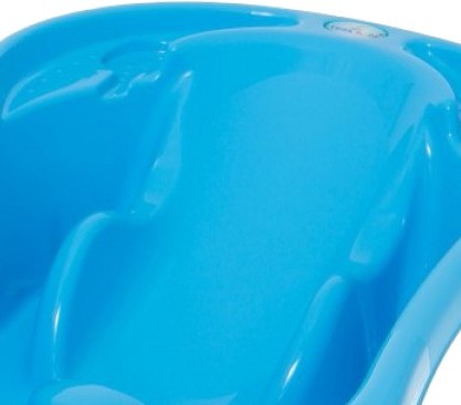 Фото - Детская ванночка Tega Baby Комфорт с термометром 2 в 1 анатомическая Синяя (TG-011-126)