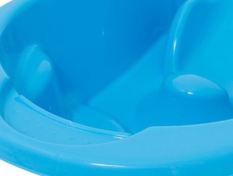 Фото - Детская ванночка Tega Baby Комфорт с термометром 2 в 1 анатомическая Синяя (TG-011-126)