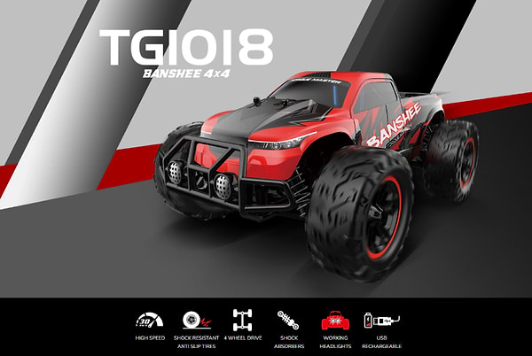 Фото - Радиоуправляемая машинкаRevolt Banshee 4x4 (TG1018)