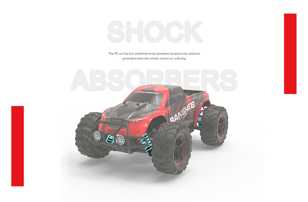 Фото - Радиоуправляемая машинкаRevolt Banshee 4x4 (TG1018)