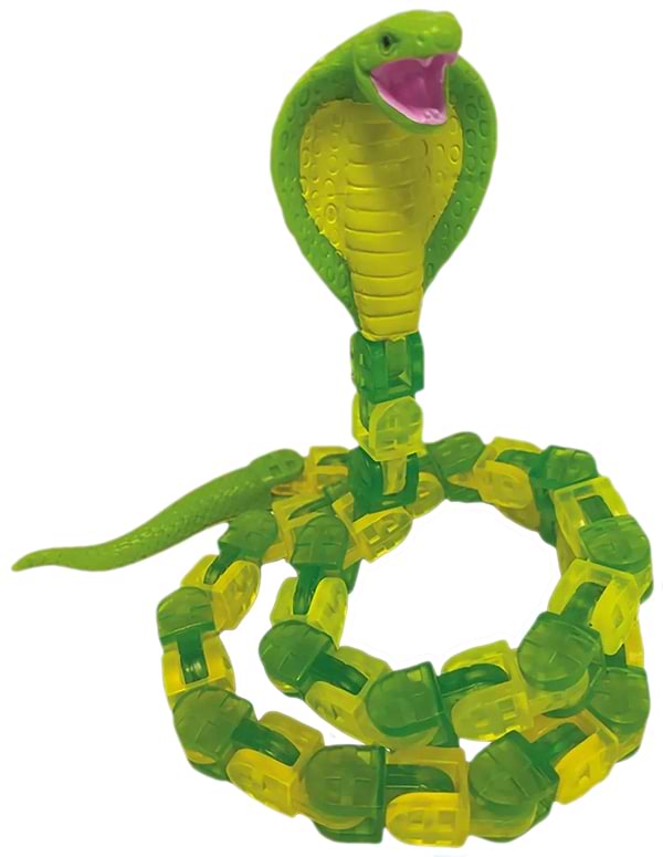 Фото - Интерактивная игрушка Zing Klixx Creaturez - Fidget Кобра зеленая (KX130_B)