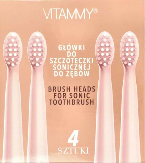 Фото - Насадка для зубной щетки Vitammy Harmony 4 шт. Rose (TH1811-4 rose)