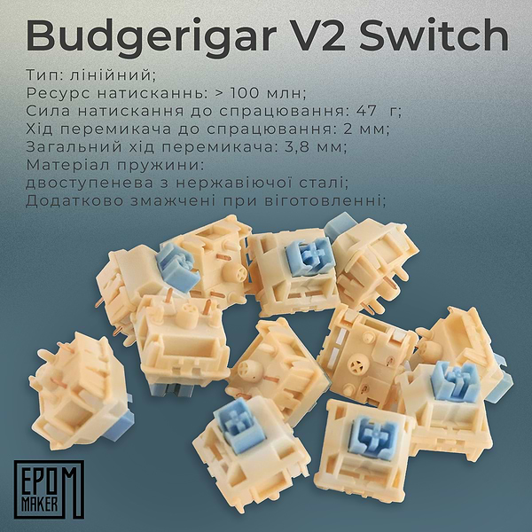 Фото - Клавіатура бездротова ігрова EPOMAKER TH80 SE Budgerigar V2 Switch Hot-Swap RGB Black (TH80-SE-B-BV2)