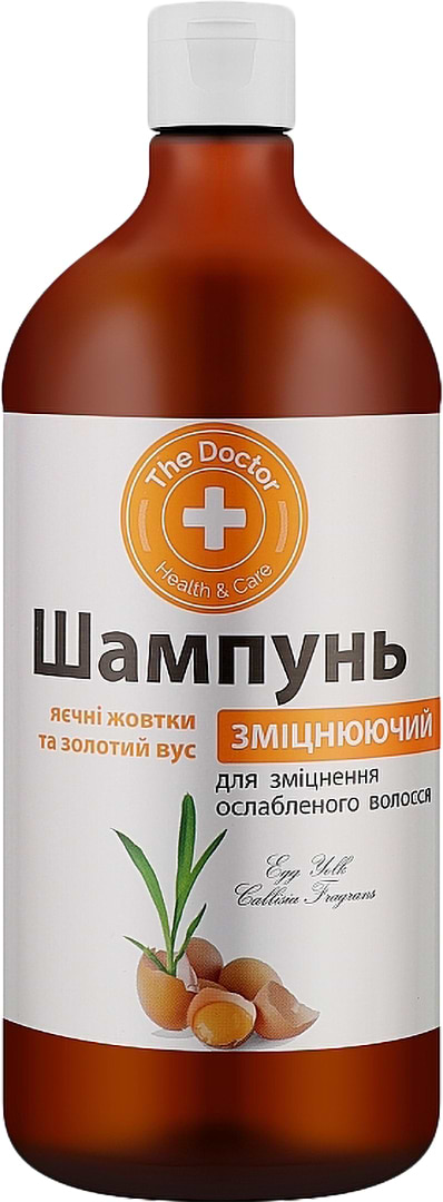 Шампунь жіночий The Doctor Health&Care яєчні жовтки/золотий вус 1 л (4823015929823)