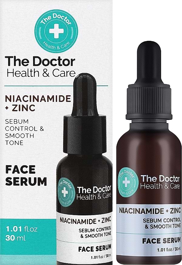 Фото - Сироватка для обличчя The Doctor Health&Care 30 мл NIACINAMIDE+ZINC (5901845509374)