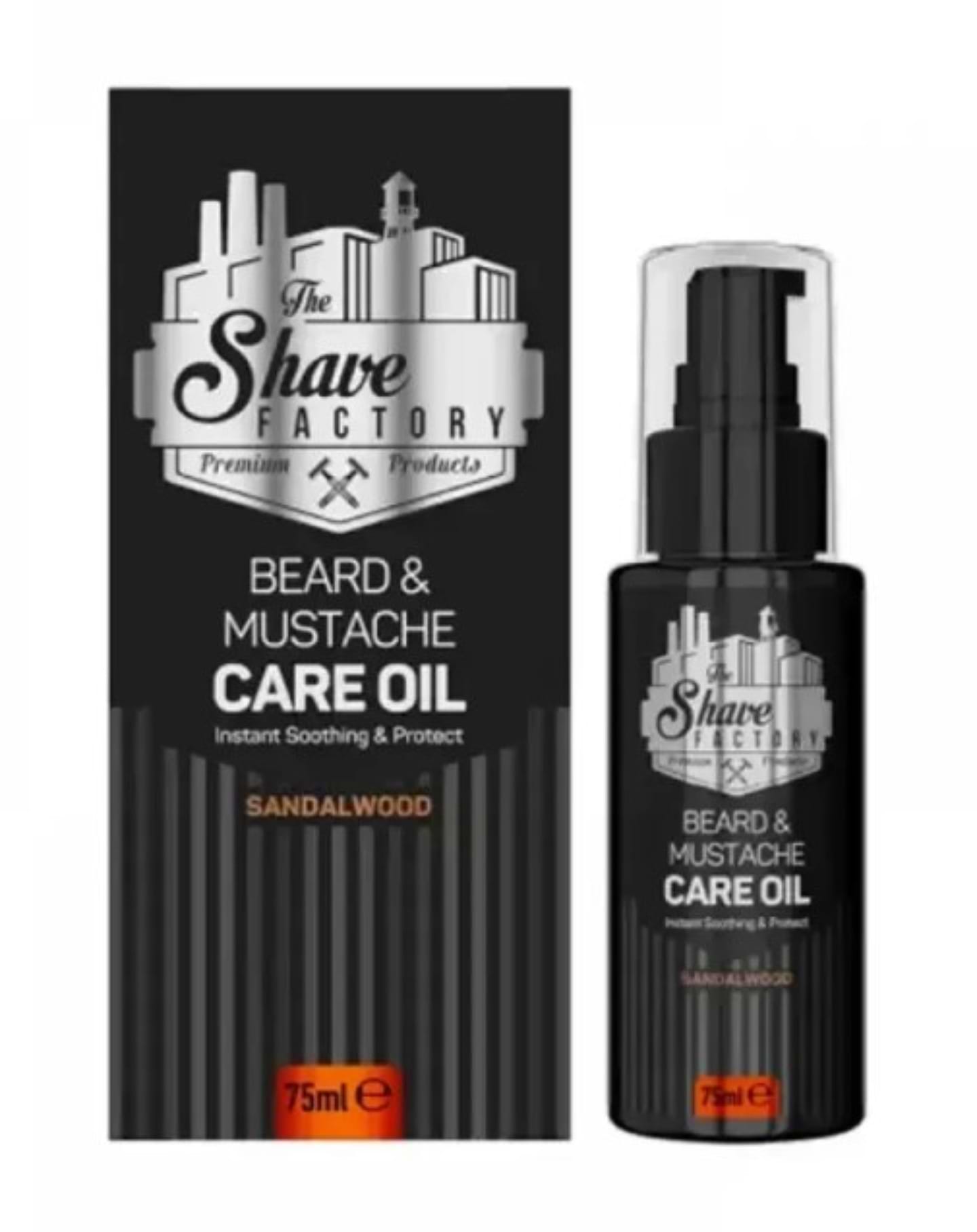 Олія для бороди The Shave Factory Beard&Moustache Care Oil Sandalwood 75 мл (840302410806)