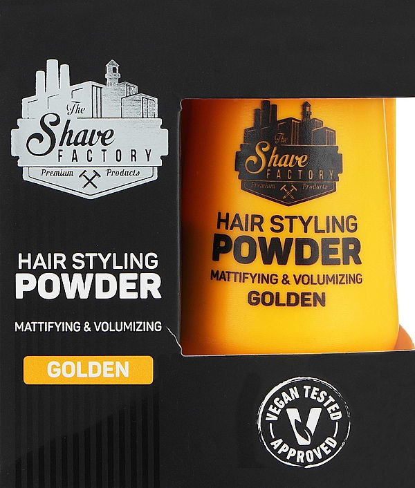 Фото - Пудра для укладки волос The Shave Factory Golden 20 г (840302414095)