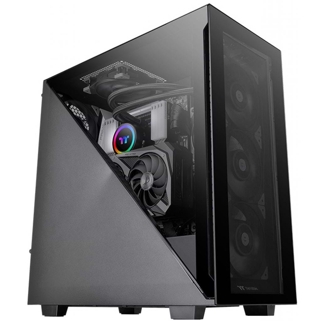 Корпус Thermaltake Divider 300 TG Mid Tower Chassis Black (CA-1S2-00M1WN-00) без БП