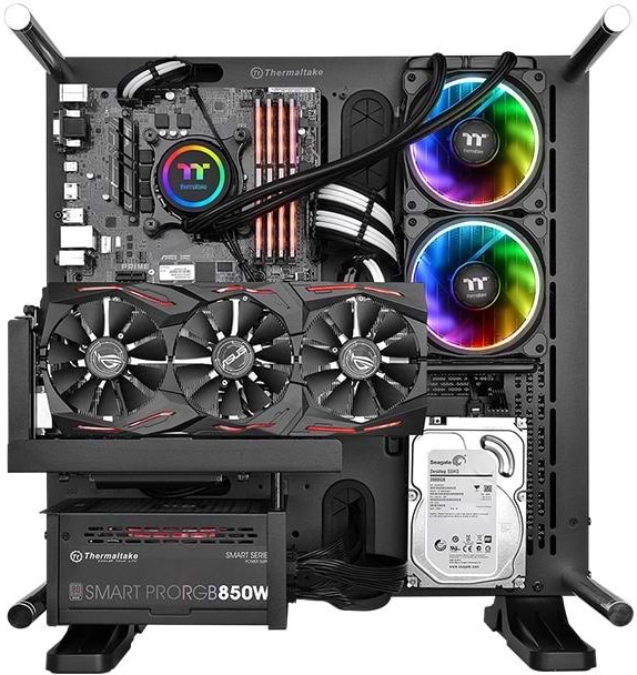 Фото - Водяна система охолодження Thermaltake Floe Riing RGB 240 TT Premium Edition (CL-W157-PL12SW-A)