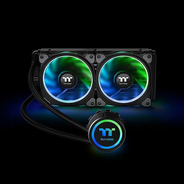 Фото - Водяна система охолодження Thermaltake Floe Riing RGB 240 TT Premium Edition (CL-W157-PL12SW-A)