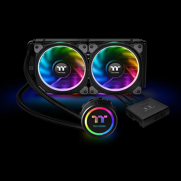 Фото - Водяна система охолодження Thermaltake Floe Riing RGB 240 TT Premium Edition (CL-W157-PL12SW-A)