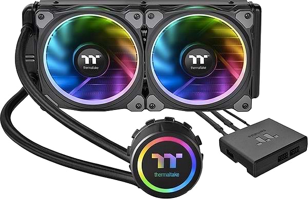 Фото - Водяна система охолодження Thermaltake Floe Riing RGB 240 TT Premium Edition (CL-W157-PL12SW-A)