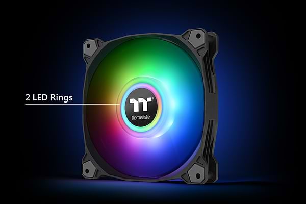Фото - Корпусный вентилятор Thermaltake Pure Duo 14 (CL-F116-PL14SW-A)