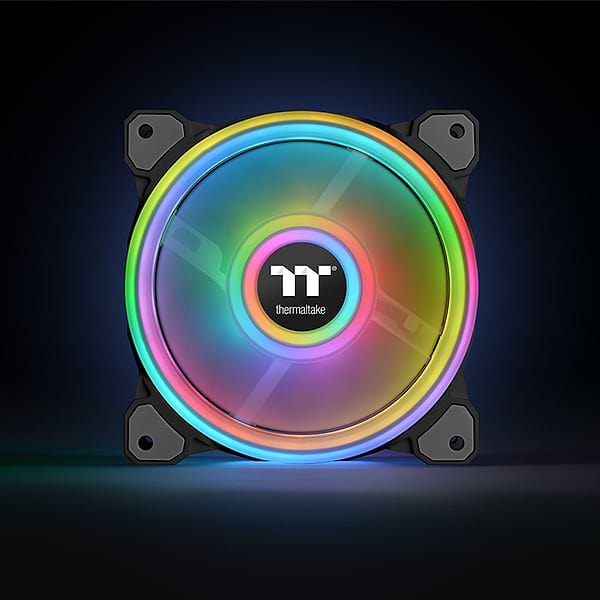 Фото - Корпусний вентилятор Thermaltake Riing Quad 12 RGB Radiator Fan TT Premium Edition (CL-F088-PL12SW-C)