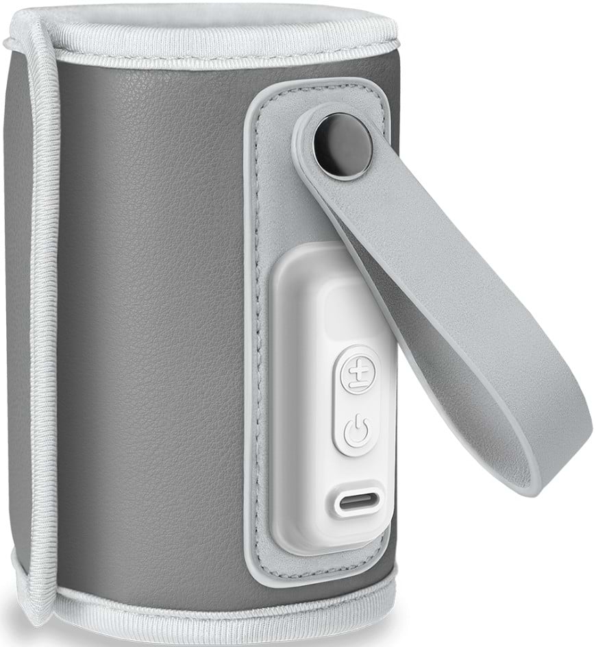 Подогреватель детских бутылочек дорожный Lionelo Thermup Go Grey Silver