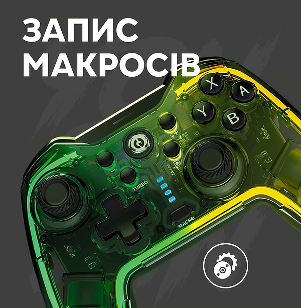 Фото - Геймпад Canyon Brighter GPW-02 Wireless RGB 5in1 Nintendo Crystal (CND-GPW02)