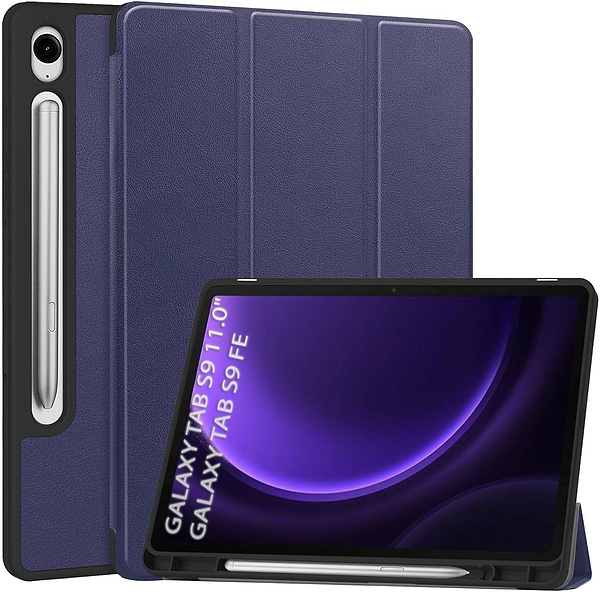 Фото - Чехол для планшета BeCover Flexible TPU Mate for Samsung Galaxy Tab S9 (SM-X710/SM-X716)/S9 FE (SM-X510/SM-X516B) 11.0" Deep Blue (712528)