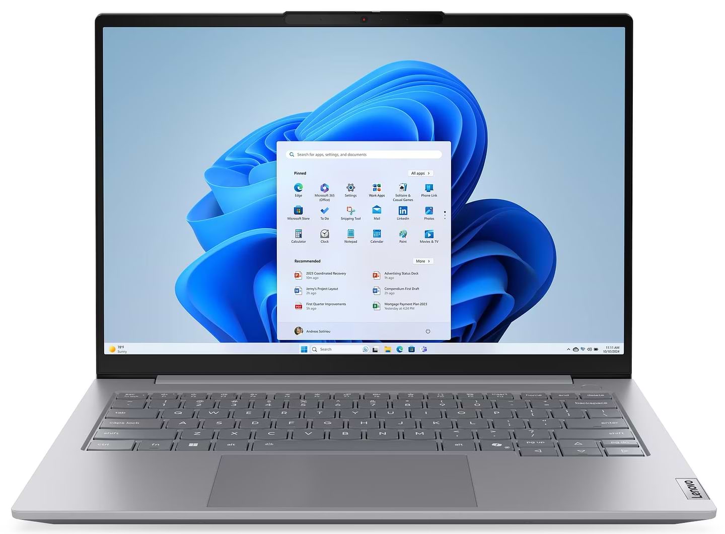 Ноутбук Lenovo ThinkBook 14 G8 IAL (21SJ007PRA) Arctic Grey