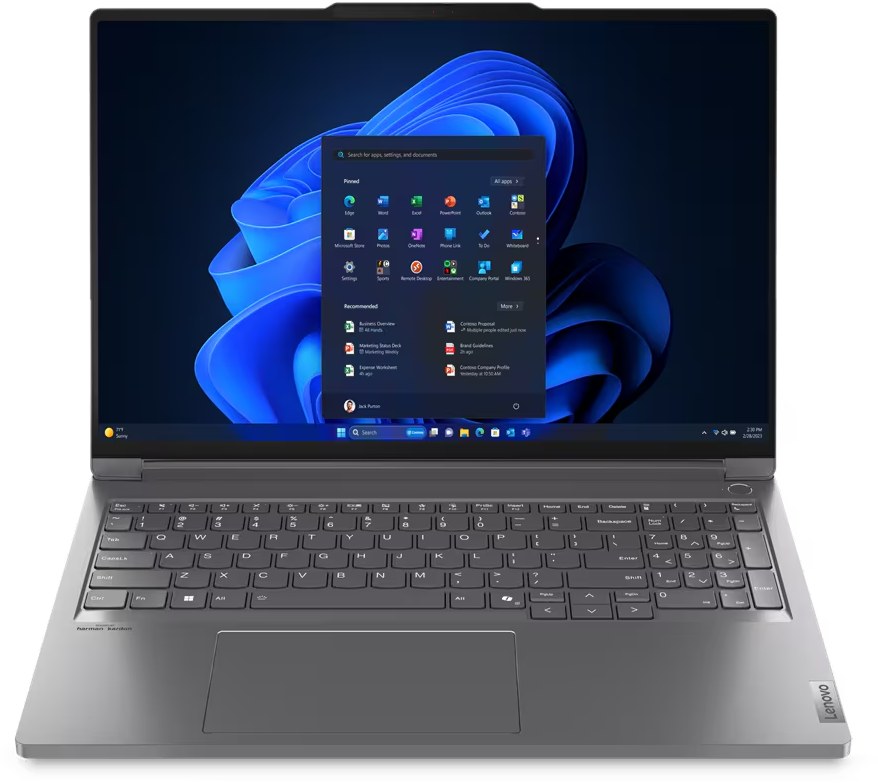 Ноутбук Lenovo ThinkBook 16p G5 IRX (21N50013RA) Storm Grey - Фото 1