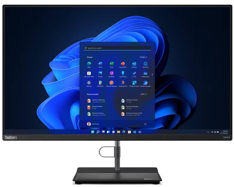 Компьютер-моноблок Lenovo ThinkCentre 30a 27 Gen 4 AIO (12JV002TUI) Black - Фото 1