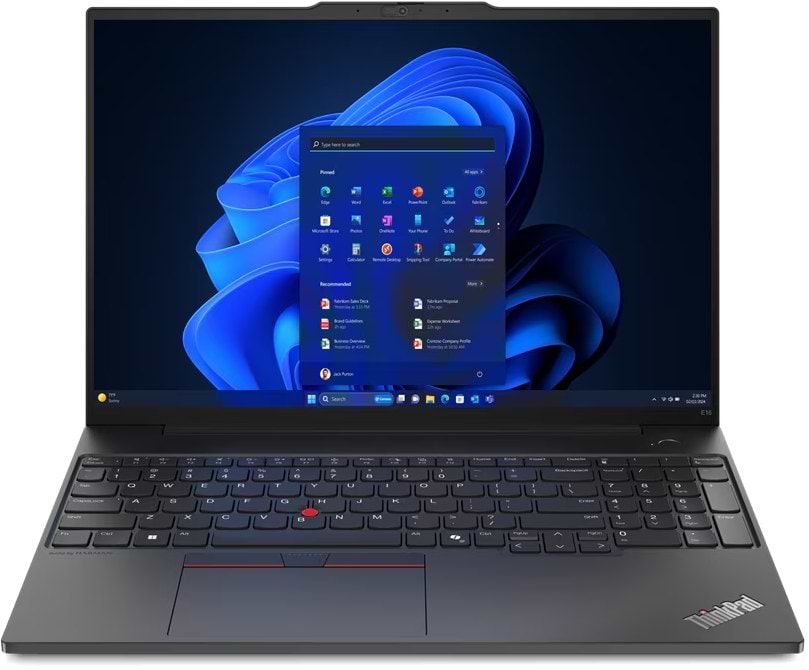 Ноутбук Lenovo ThinkPad E16 Gen 2 (21MA000NRA) Black - Фото 1