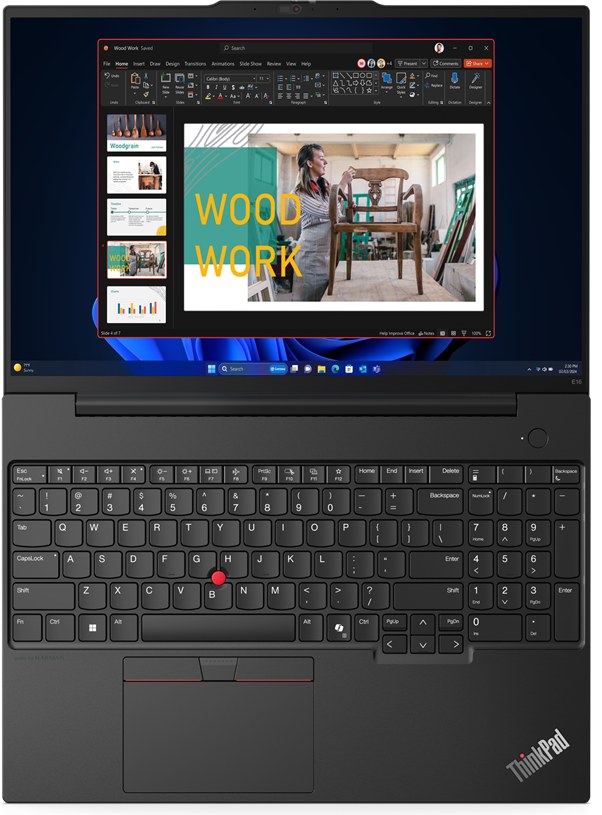 Фото - Ноутбук Lenovo ThinkPad E16 Gen 2 (21MA000TRA) Graphite Black