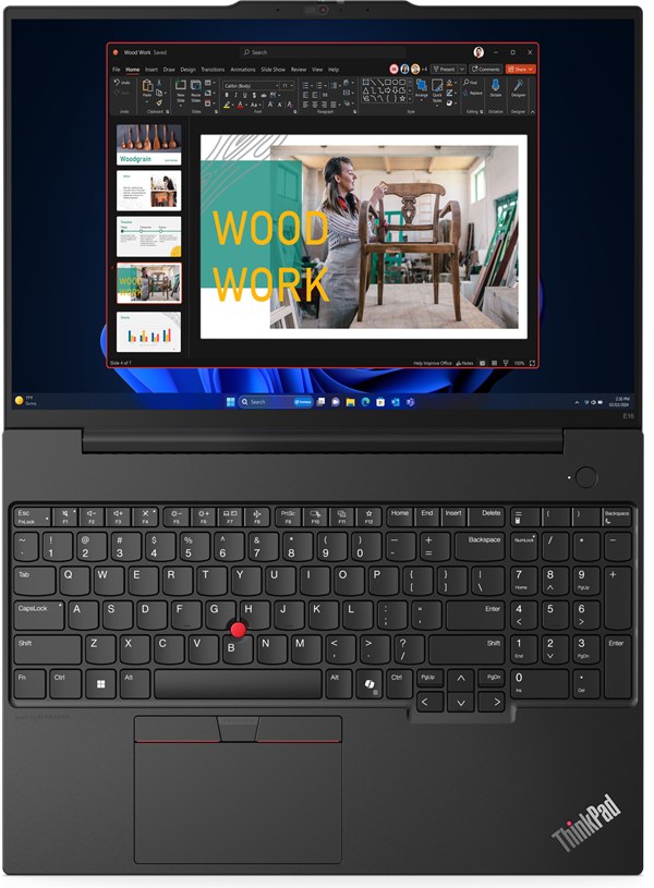 Фото - Ноутбук Lenovo ThinkPad E16 Gen 2 (21MA000NRA) Black