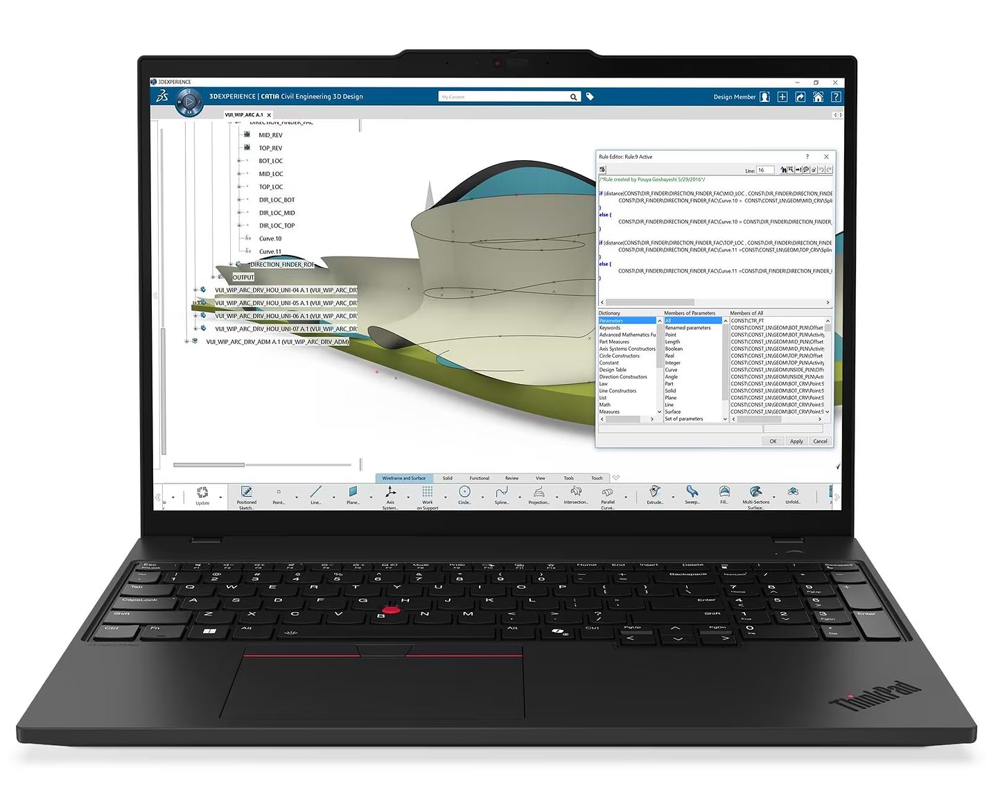 Ноутбук Lenovo ThinkPad P16s Gen 4 (21RX0011RA) Black - Фото 1