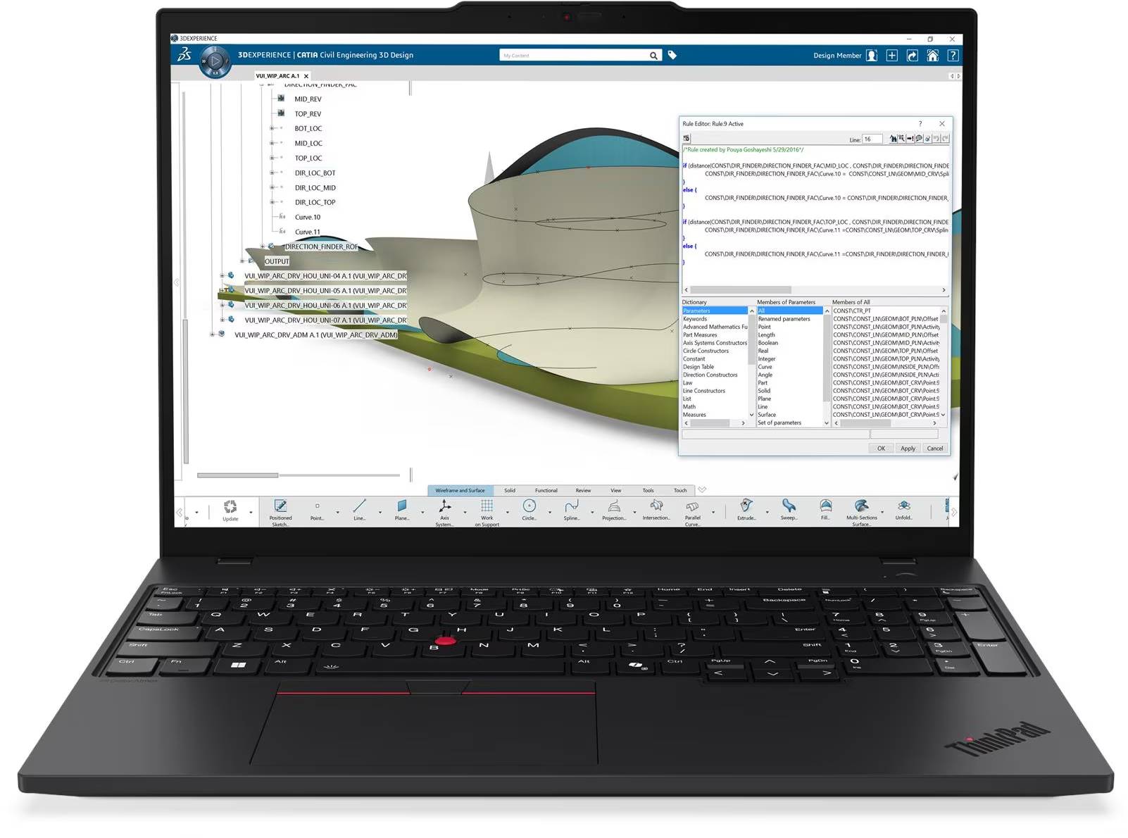 Ноутбук Lenovo ThinkPad P16s G4 (21QR003QRA) Black - Фото 1