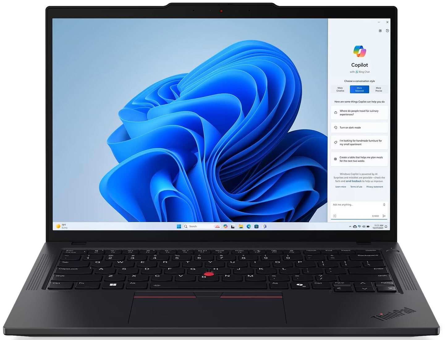 Ноутбук Lenovo ThinkPad T14 Gen 5 (21ML003URA) Black - Фото 1