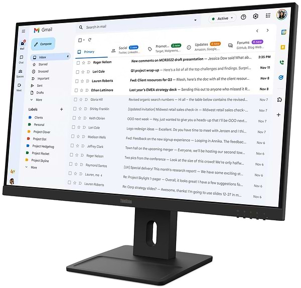 Фото - Монітор Lenovo E27-40 (64BCMAT4EU)
