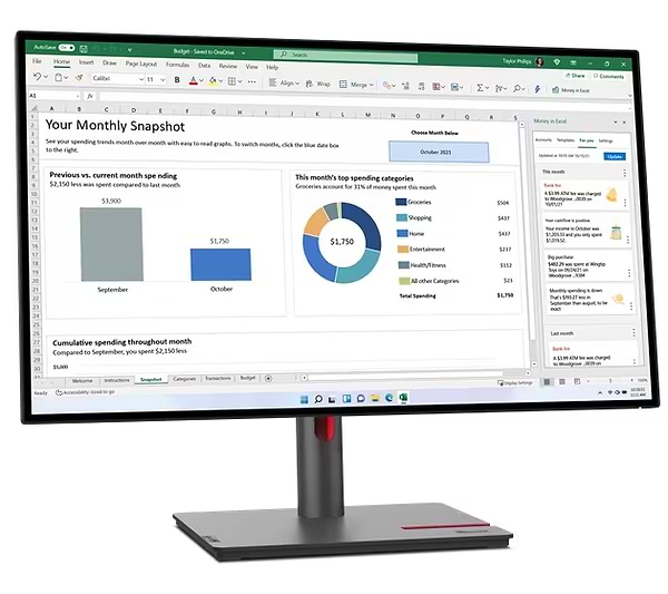 Фото - Монитор Lenovo P27h-30 (63A1GAT1UA)