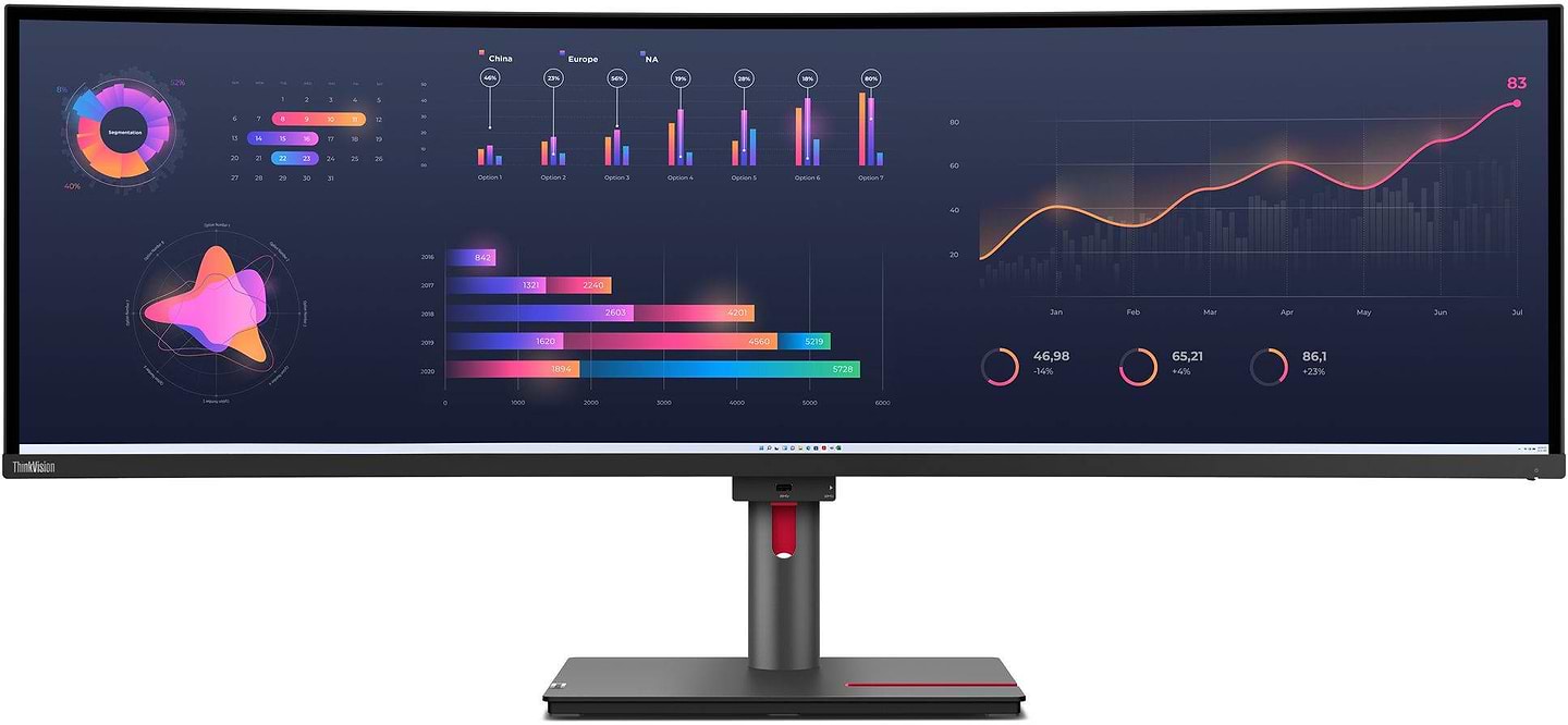 Монітор Lenovo ThinkVision P49w-30 (63DBZAT1EU) - Фото 1