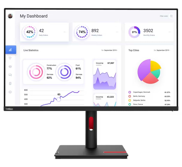 Монитор Lenovo T32p-30 (63D2GAT1UA) - Фото 1