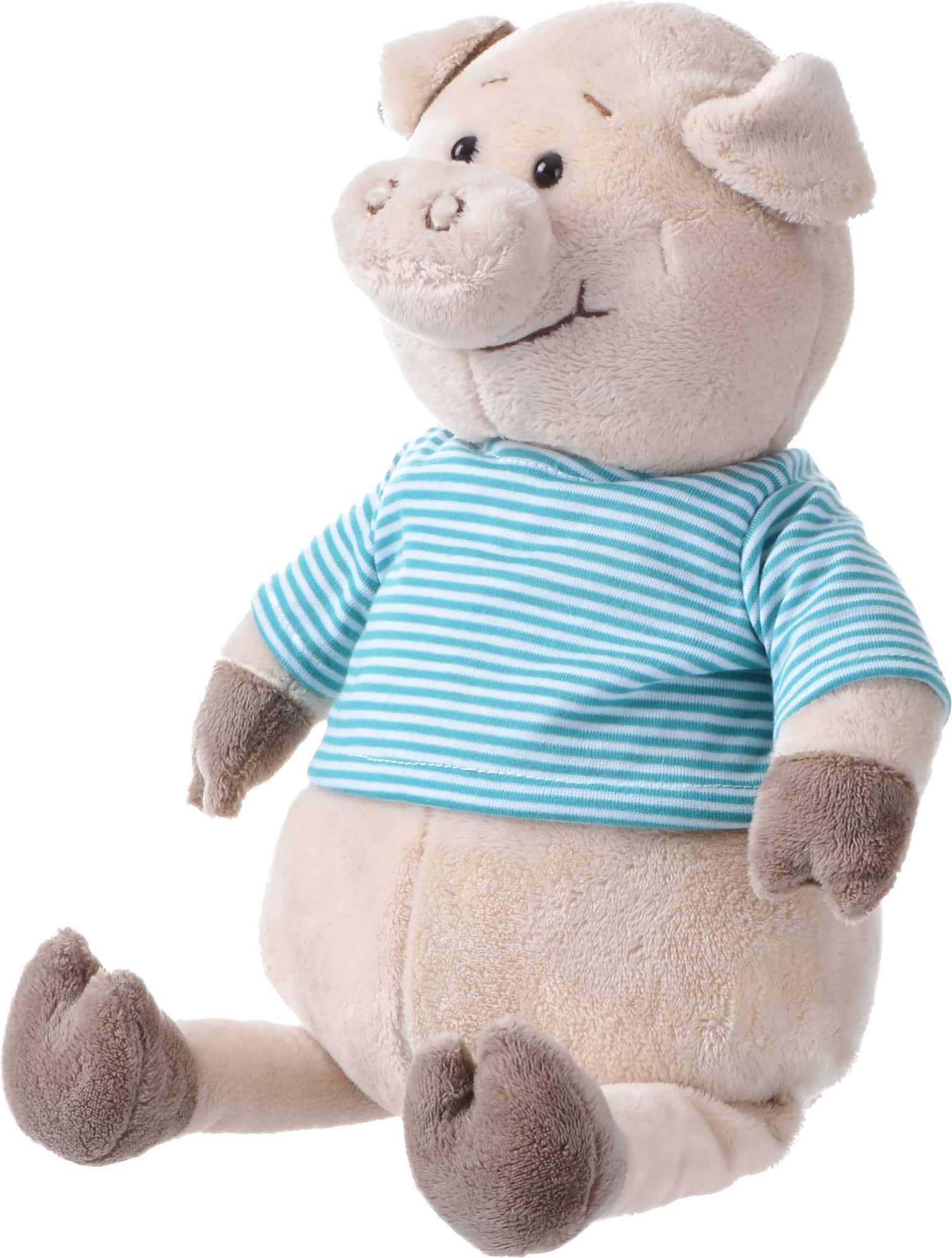 М'яка іграшка Same Toy Порося в сорочці Блакитний 35 см (THT715)