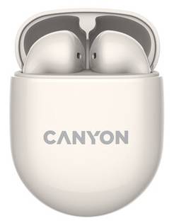 Фото - Наушники вкладыши беспроводные TWS Canyon TWS-6 (CNS-TWS6BE) Beige