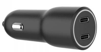 Фото - Автомобільний зарядний пристрій Gembird 2xUSB-C PD 20W (TA-UC-C2PD40-CAR-01)