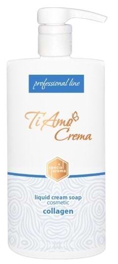 Рідке мило для рук Ti Amo Crema косметичне з колагеном 750 мл (4820263235416)