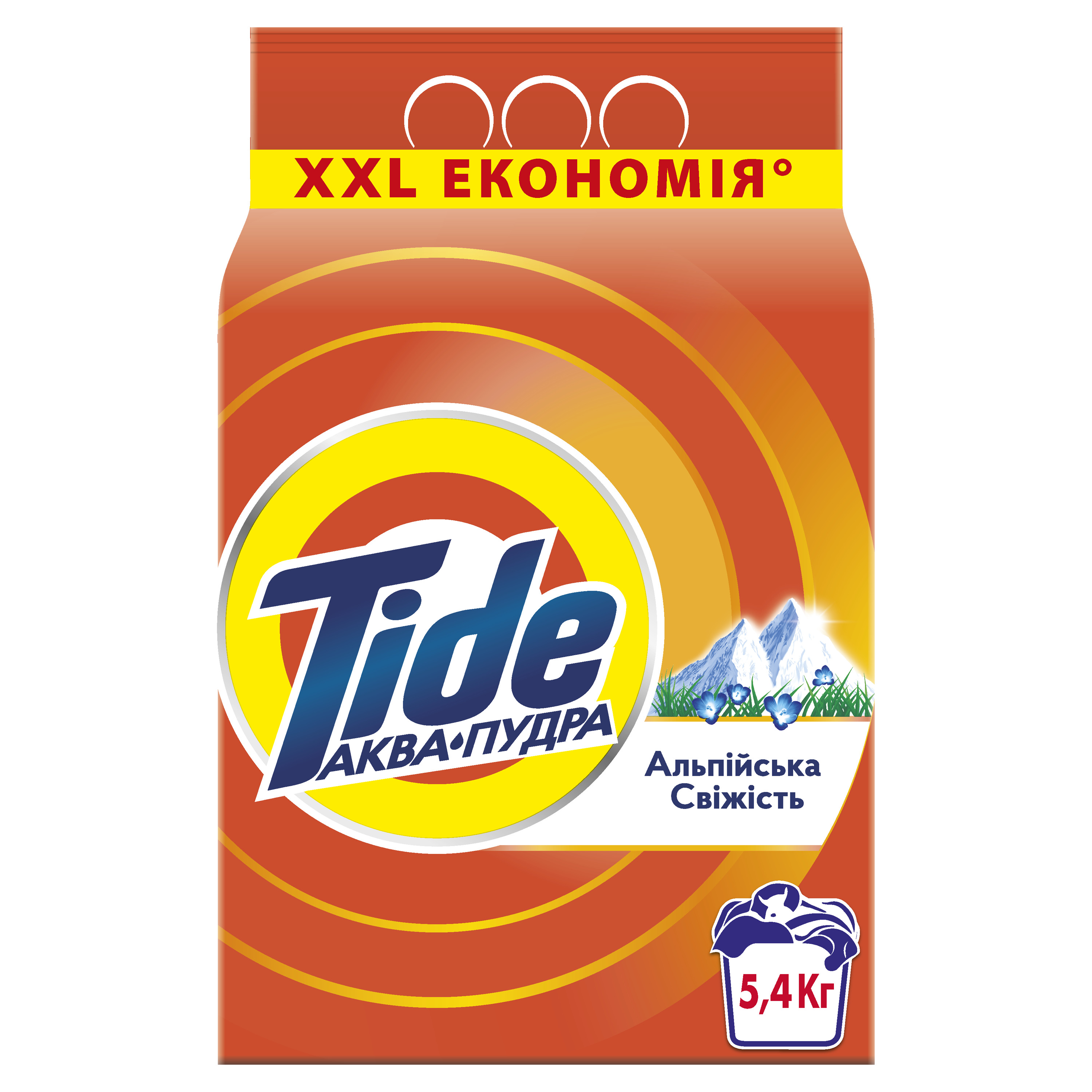 Пральний порошок Tide Аква-Пудра Альпійська Свіжість авт. 5,4кг