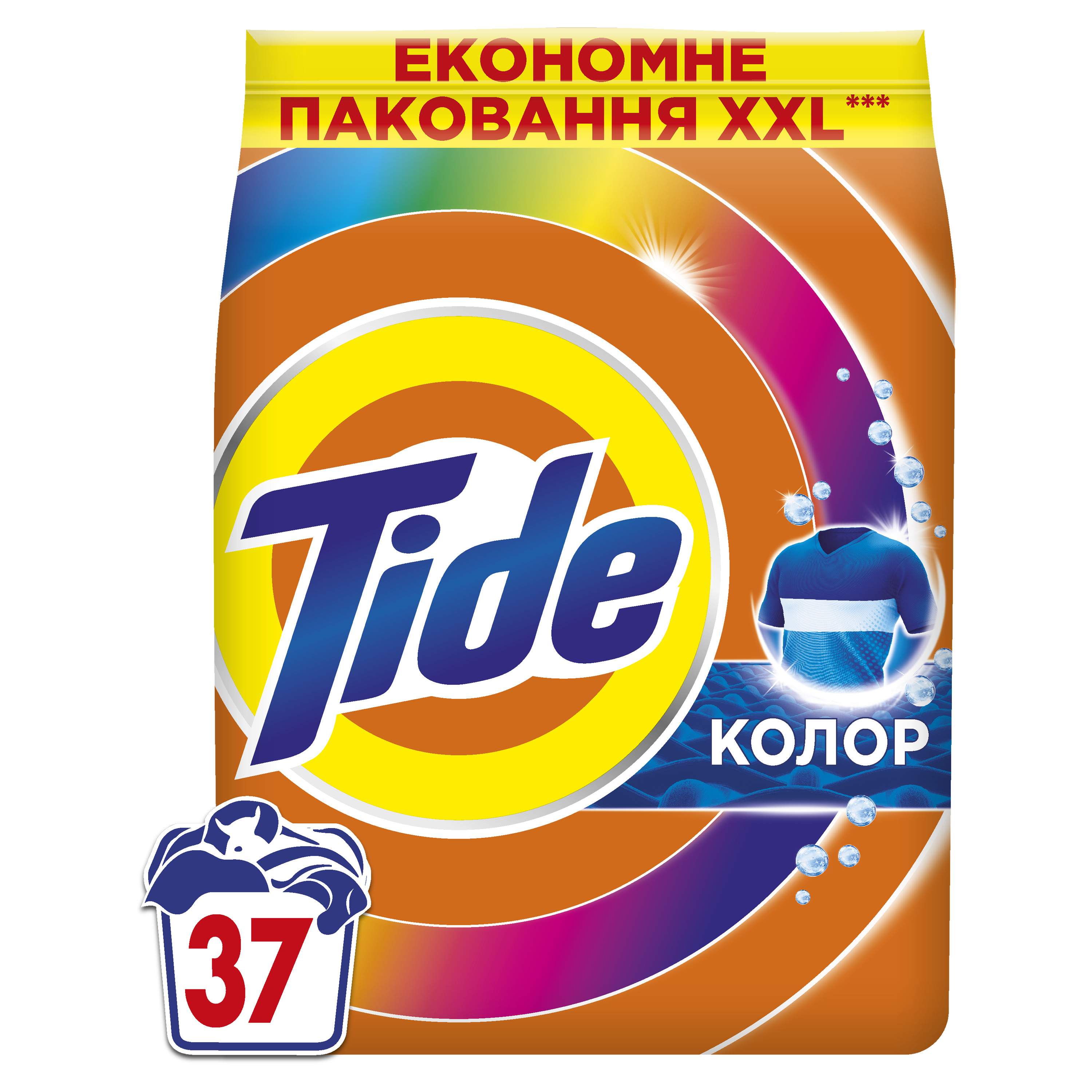 Стиральный порошок Tide Аква-Пудра Color 37 циклов, 5 кг