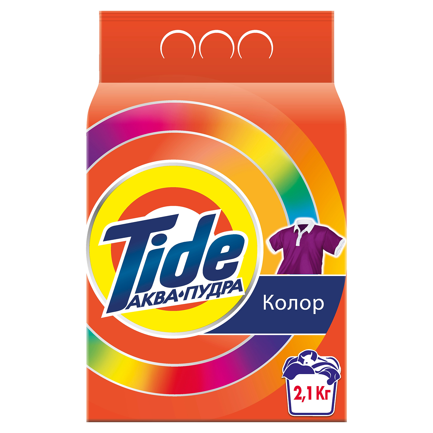 Стиральный порошок Tide Аква-Пудра Колор 2,1кг