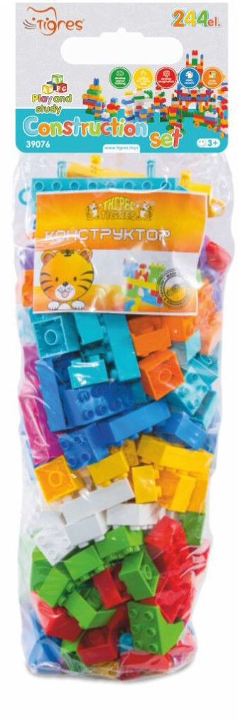 Пластиковий конструктор Tigres 244 ел. (39076)