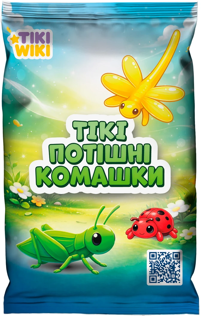 Стретч-антистрес Tiki Wiki ТІКІ ЗАБАВНІ БУКАШКИ в асортименті (SQ143)