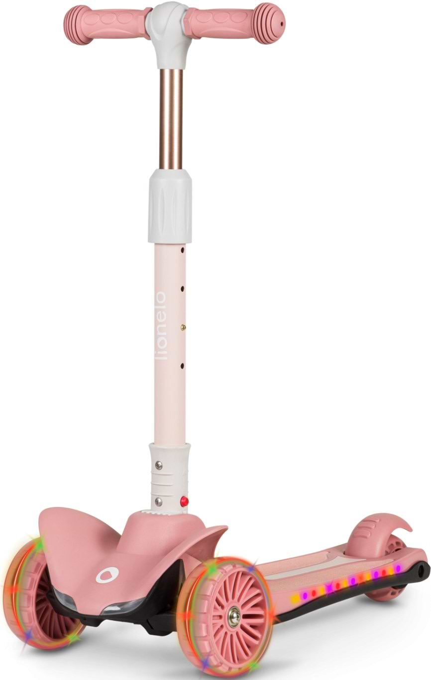 Трёхколёсный самокат Lionelo Timmy Pink Rose
