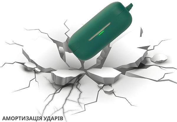 Фото - Чехол для наушников BeCover Silicon for Realme Buds Air 7 Pro Dark Green (714815)