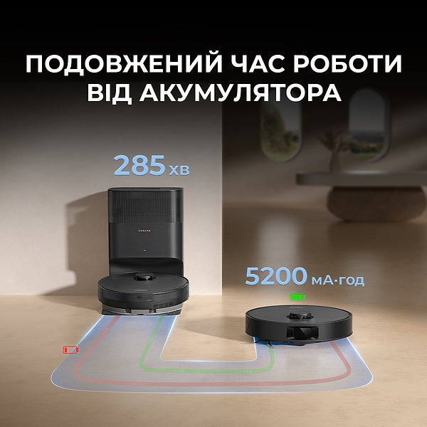 Фото - Робот-пилосос миючий Dreame D20 (RLD35GA-BL)