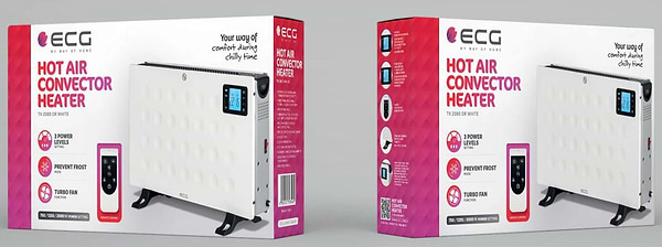 Фото - Конвектор ECG TK 2080 DR White