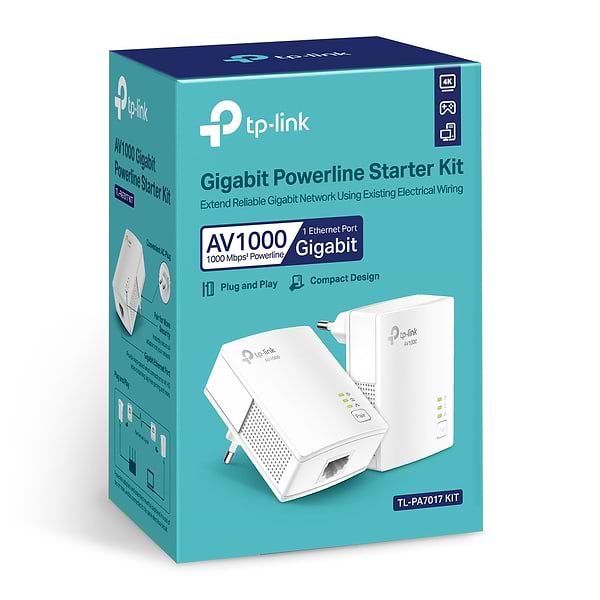 Фото - Powerline-адаптер TP-Link TL-PA7017KIT