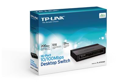 Фото - Комутатор локальної мережі (Switch) TP-LINK TL-SF1016D 