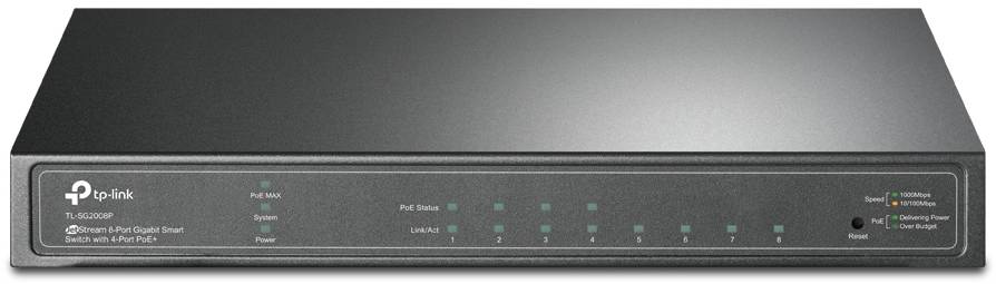 Коммутатор локальної мережі (Switch) TP-Link SG2008P - Фото 1